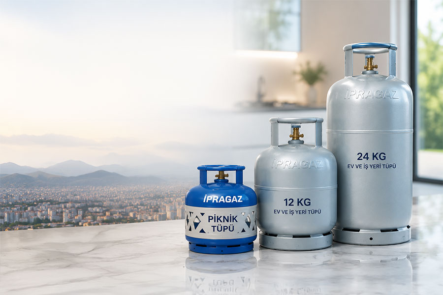 Ev ve iş yeri LPG tüpleri